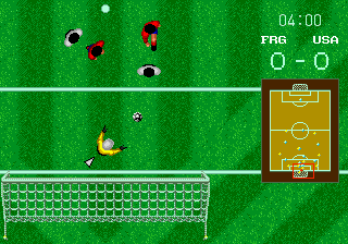World Cup Italia '90 (Europe) In game screenshot